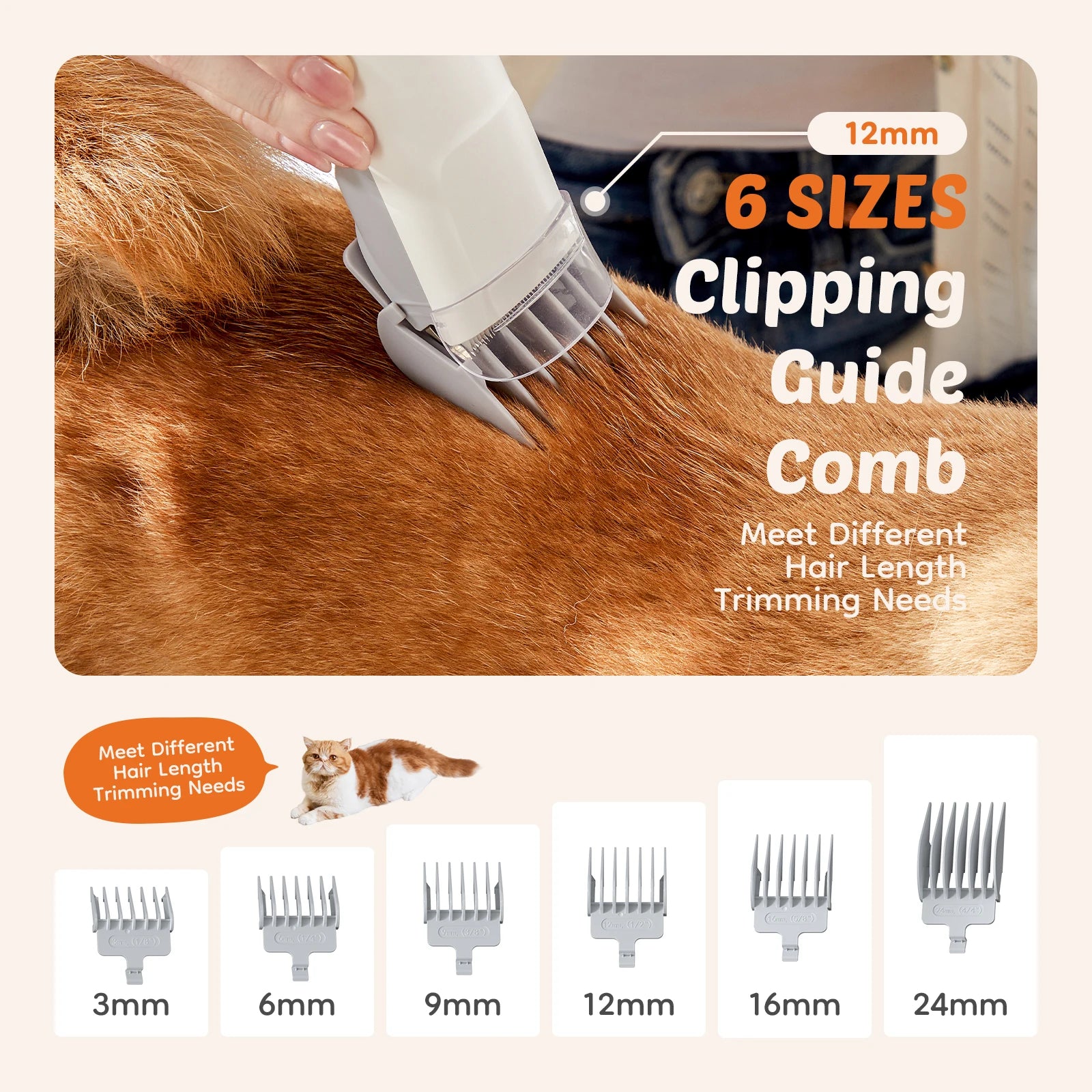 WhisperVac™ 5-in-1 Pet Grooming Vacuum & Trimmer Kit — Low-Noise